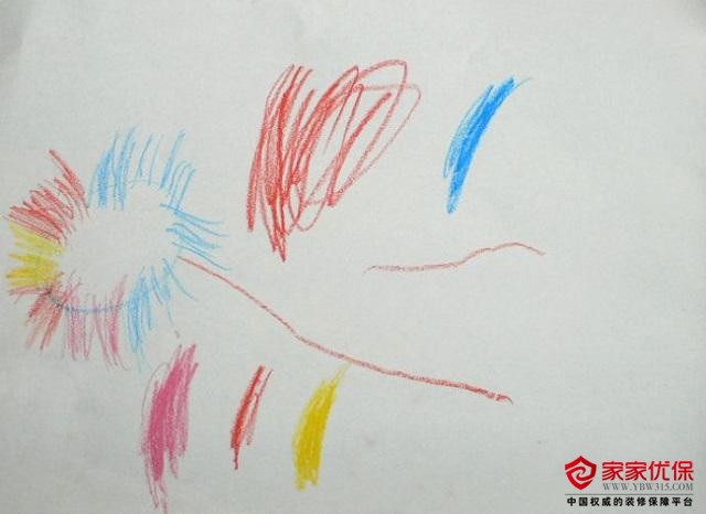 蜡笔渍