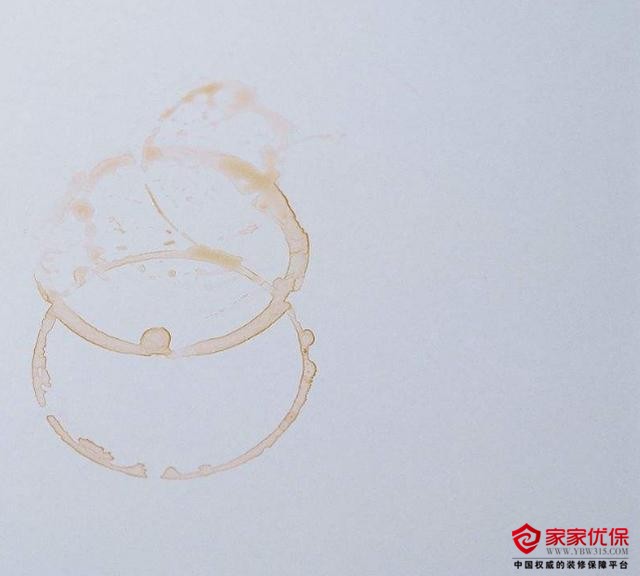 咖啡渍和果渍