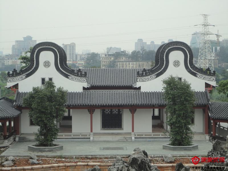 中国古建筑山墙图片