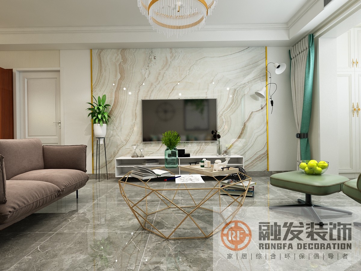 大公馆施工效果图